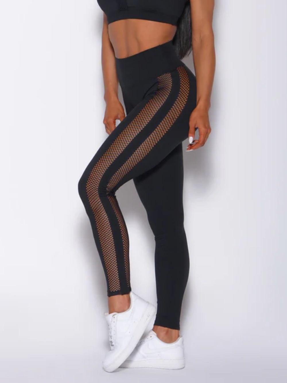Bombshell Sportswear Black Mohawk Leggings Medium